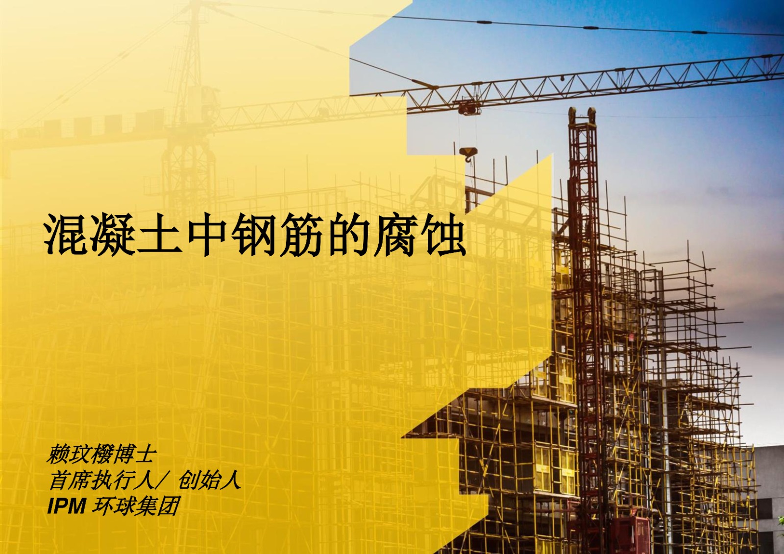 混凝土中钢筋的腐蚀