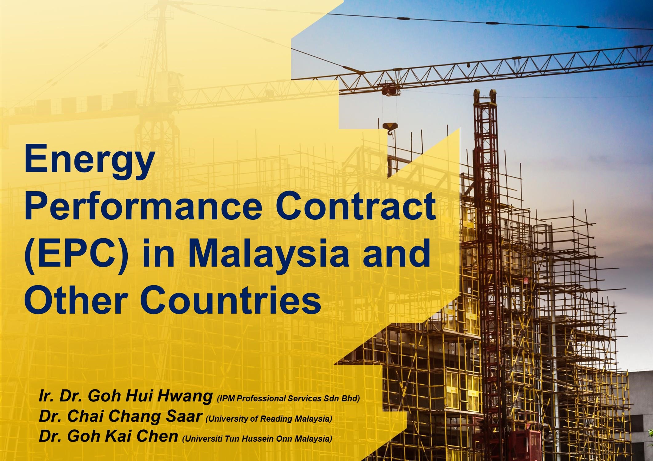 Energy Performance Contract (EPC) in Malaysia and Other Countries