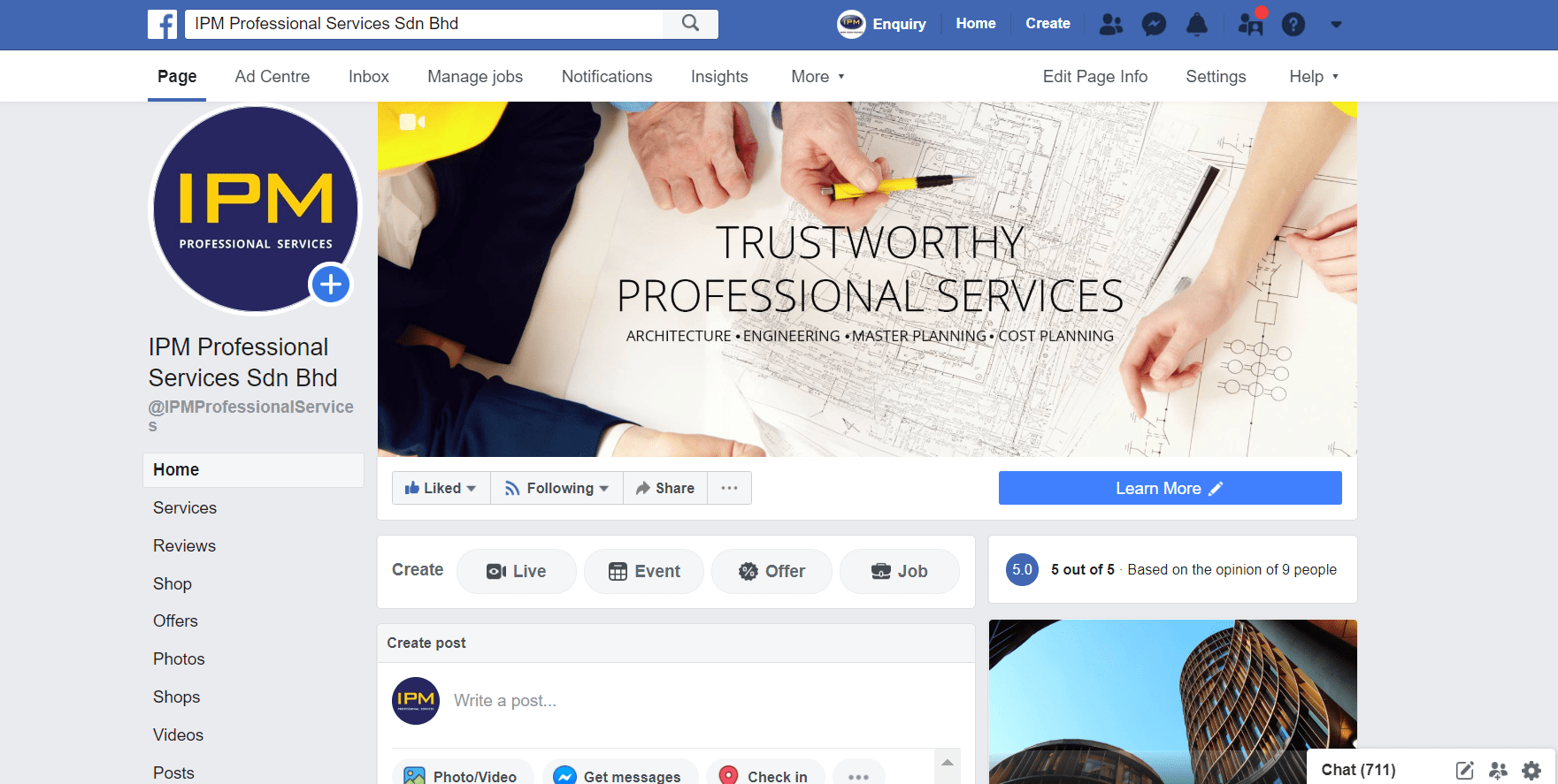 IPM Professional Services - Facebook Page Name