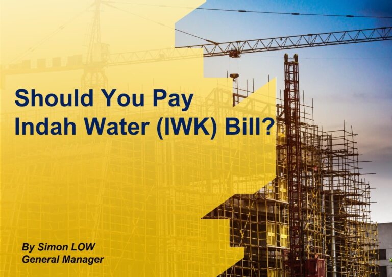 Should You Pay Indah Water (IWK) Bill? - Reason to Pay Indah Water Bill