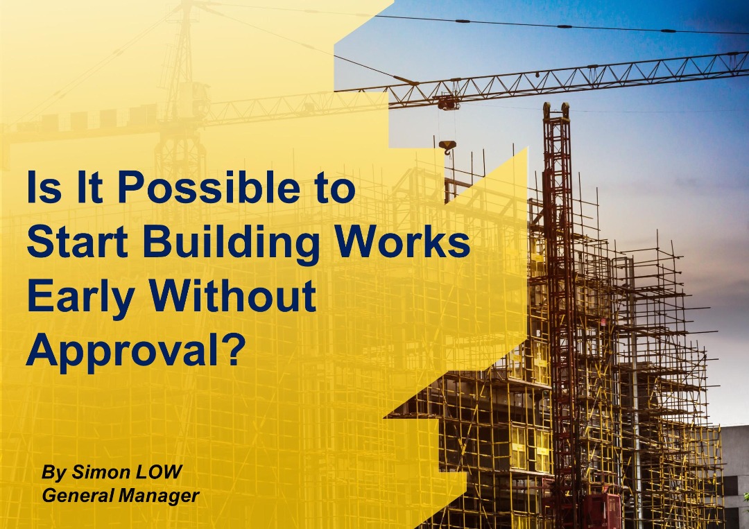 Is It Possible to Start Building Works Early Without Approval