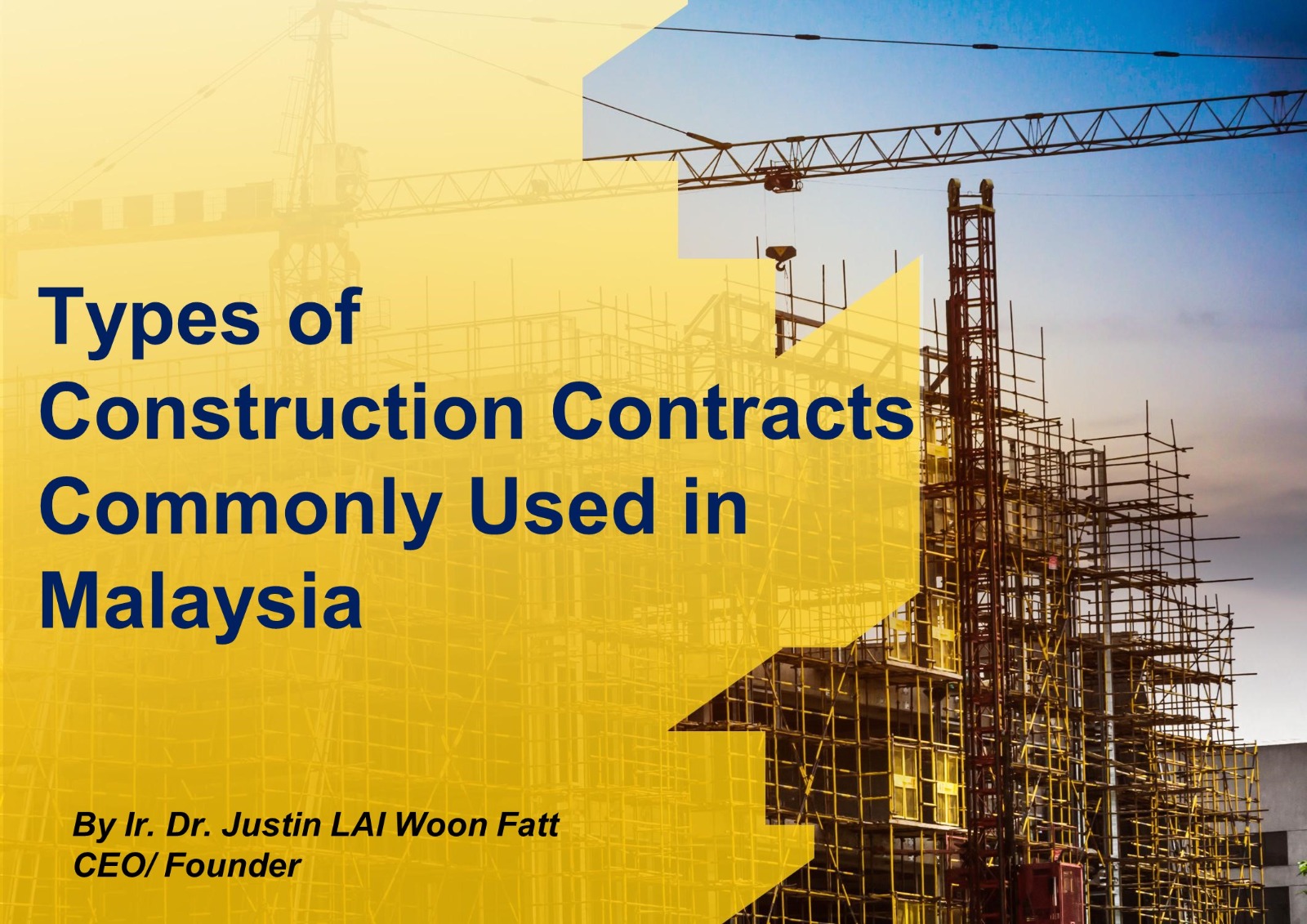 Types of Construction Contracts Commonly Used in Malaysia