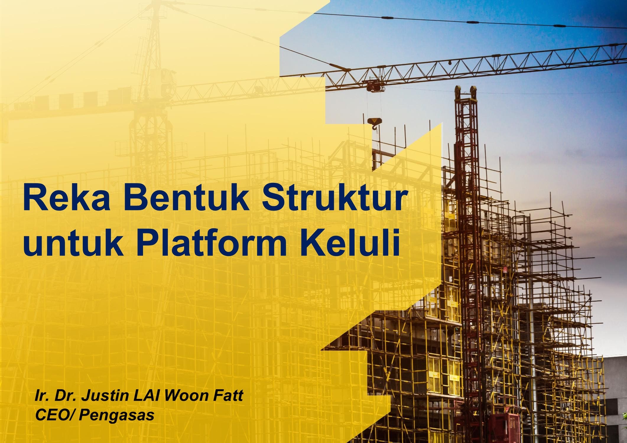 Reka Bentuk Struktur Untuk Platform Keluli